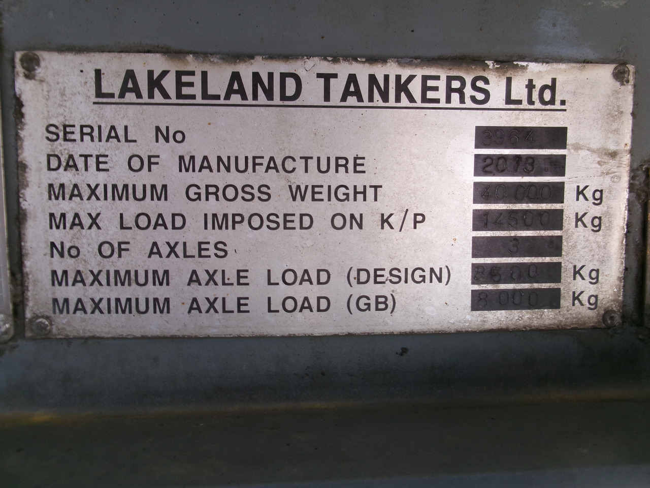 Leasing Lakeland Tankers Fuel tank alu 42.8 m3 / 6 comp + pump Lakeland Tankers Fuel tank alu 42.8 m3 / 6 comp + pump: afbeelding 32