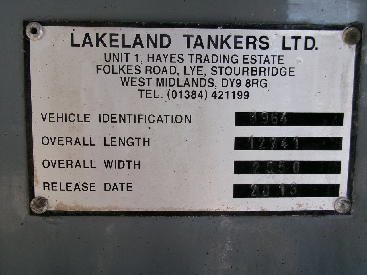Leasing Lakeland Tankers Fuel tank alu 42.8 m3 / 6 comp + pump Lakeland Tankers Fuel tank alu 42.8 m3 / 6 comp + pump: afbeelding 34