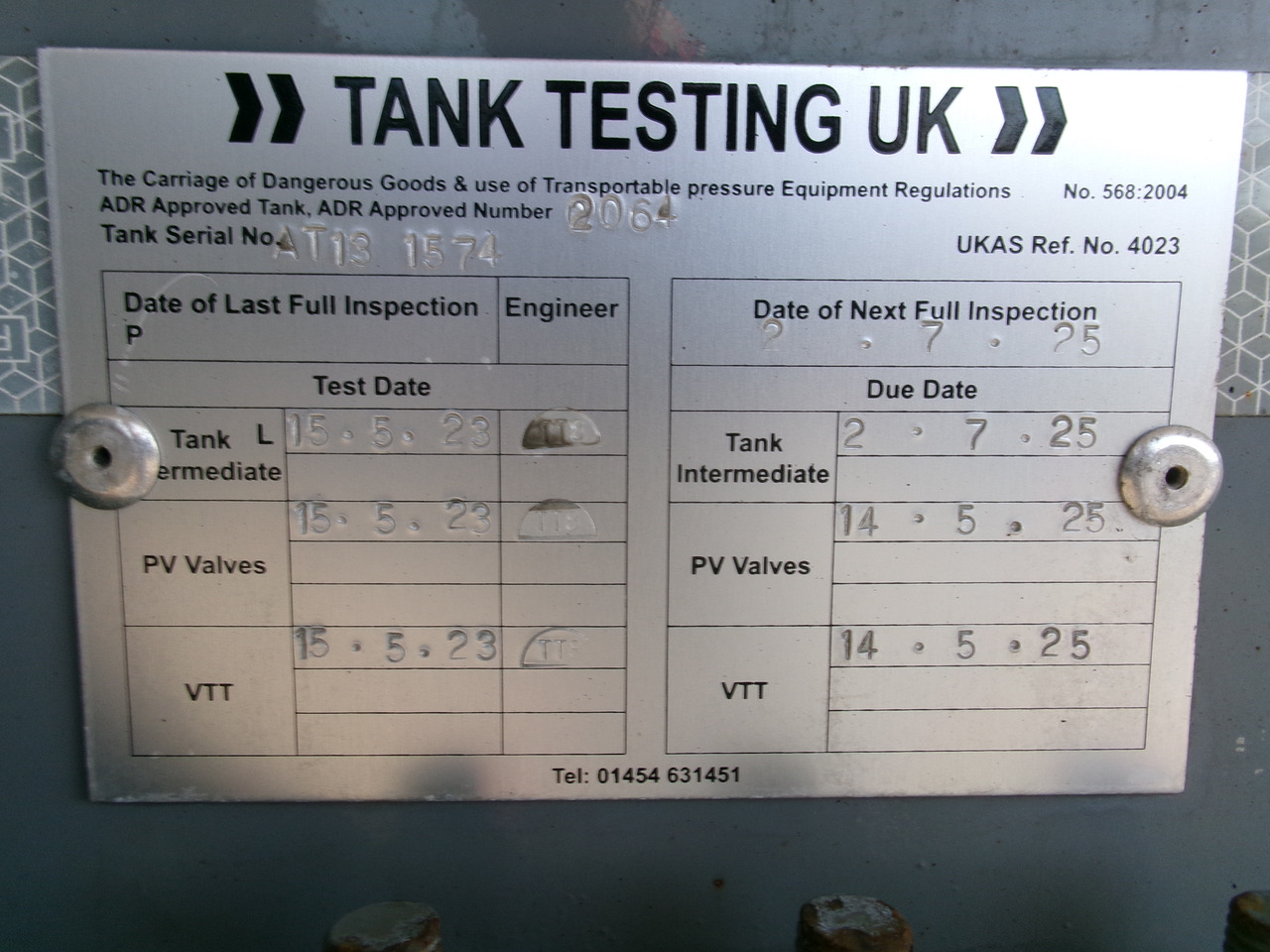 Leasing Lakeland Tankers Fuel tank alu 42.8 m3 / 6 comp + pump Lakeland Tankers Fuel tank alu 42.8 m3 / 6 comp + pump: afbeelding 33