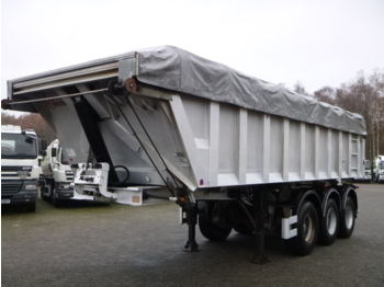 Kipper oplegger Lecinena Tipper trailer alu 25 m3 + tarpaulin: afbeelding 1