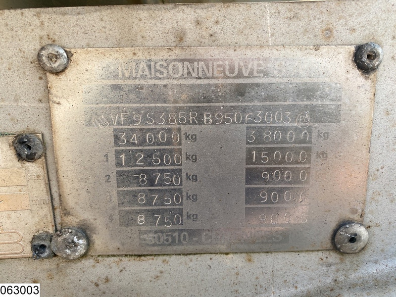 Tankoplegger MAISONNEUVE Bitum 30000 Liter, 1 Compartment: afbeelding 14