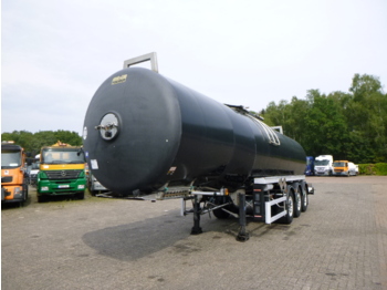 Tankoplegger voor het vervoer van bitumen Magyar Bitumen tank inox 30.5 m3 / 1 comp: afbeelding 1