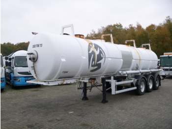 Tankoplegger voor het vervoer van chemicaliën Maisonneuve Chemical acid tank inox 24.5 m3 / 1 comp: afbeelding 1