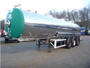 Tankoplegger voor het vervoer van chemicaliën Maisonneuve Chemical tank inox 30 m3 / 1 comp: afbeelding 1