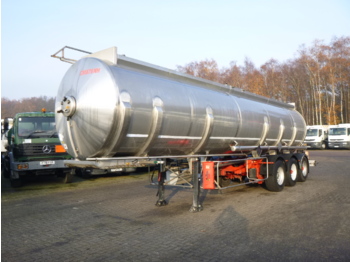 Tankoplegger voor het vervoer van brandstoffen Maisonneuve Fuel tank inox 34 m3 / 1 comp: afbeelding 1