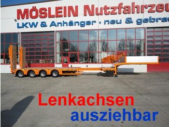 Nieuw Dieplader oplegger voor het vervoer van zwaar materieel Möslein 4 Achs Satteltieflader, ausziehbar: afbeelding 1