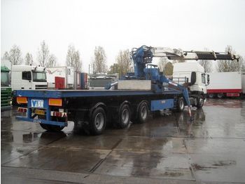 Vlakke/ Open oplegger Nooteboom 3 as nooteboom+30ton meter: afbeelding 1