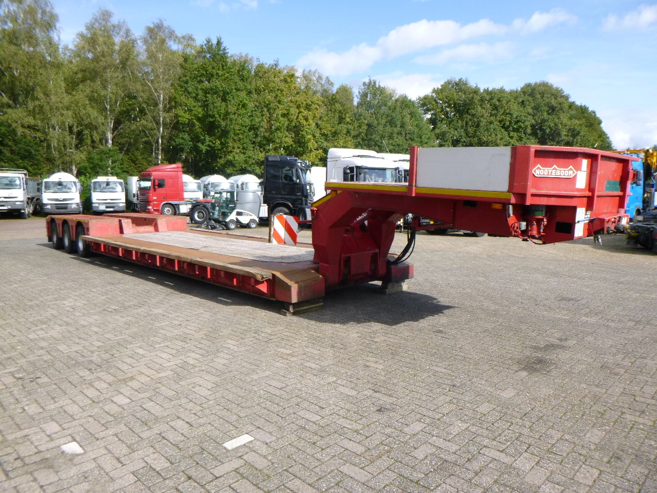 Dieplader oplegger Nooteboom 3-axle lowbed trailer EURO-60-03 / 77 t: afbeelding 2