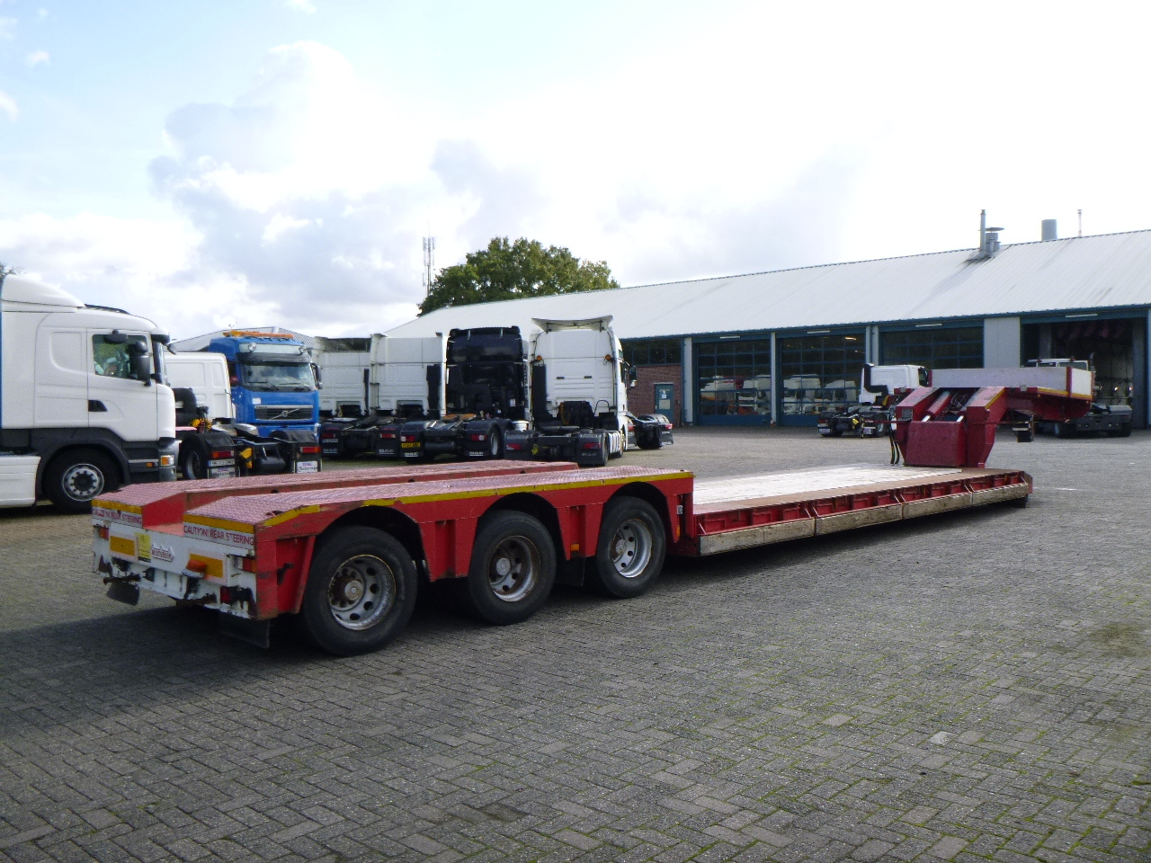 Dieplader oplegger Nooteboom 3-axle lowbed trailer EURO-60-03 / 77 t: afbeelding 6