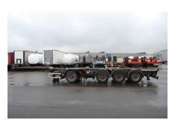 Containertransporter/ Wissellaadbak oplegger Nooteboom Container chassis: afbeelding 1