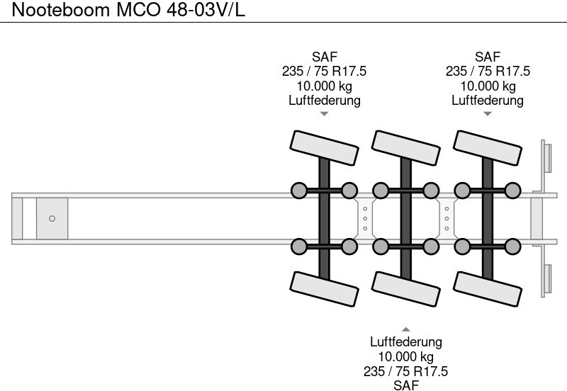Dieplader oplegger Nooteboom MCO 48-03V/L: afbeelding 9