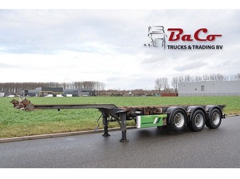 Containertransporter/ Wissellaadbak oplegger Renders EURO 800 - LIFT AXLE - BPW AXLES - DRUM BRAKES - 2 x EXTENDABLE -: afbeelding 1