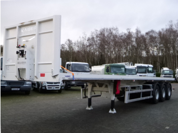 Containertransporter/ Wissellaadbak oplegger Robuste Kaiser 3-axle platform/container trailer 12.45 m / 40 ft: afbeelding 1