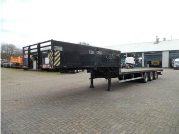 Dieplader oplegger SDC 3-axle semi-lowbed container trailer 10-20-30 ft: afbeelding 1