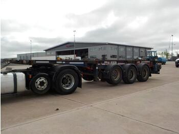 Chassis oplegger SDC Tri Axle Skelly Trailer, Lift Axle: afbeelding 1