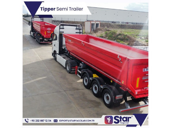 STAR YAGCILAR SY Tipper semi trailer - Kipper oplegger: afbeelding 4