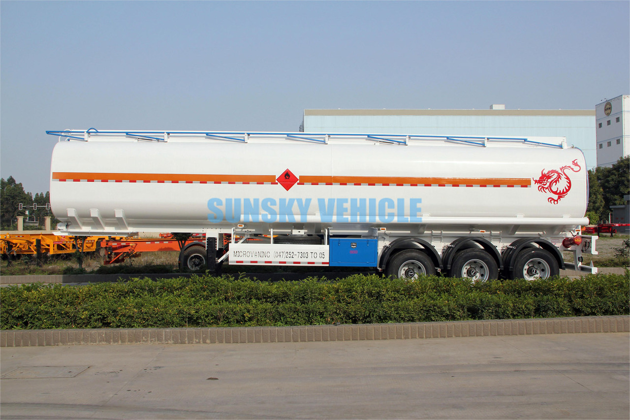 Nieuw Tankoplegger voor het vervoer van brandstoffen SUNSKY 3 Axle Fuel Tanker Trailer: afbeelding 15