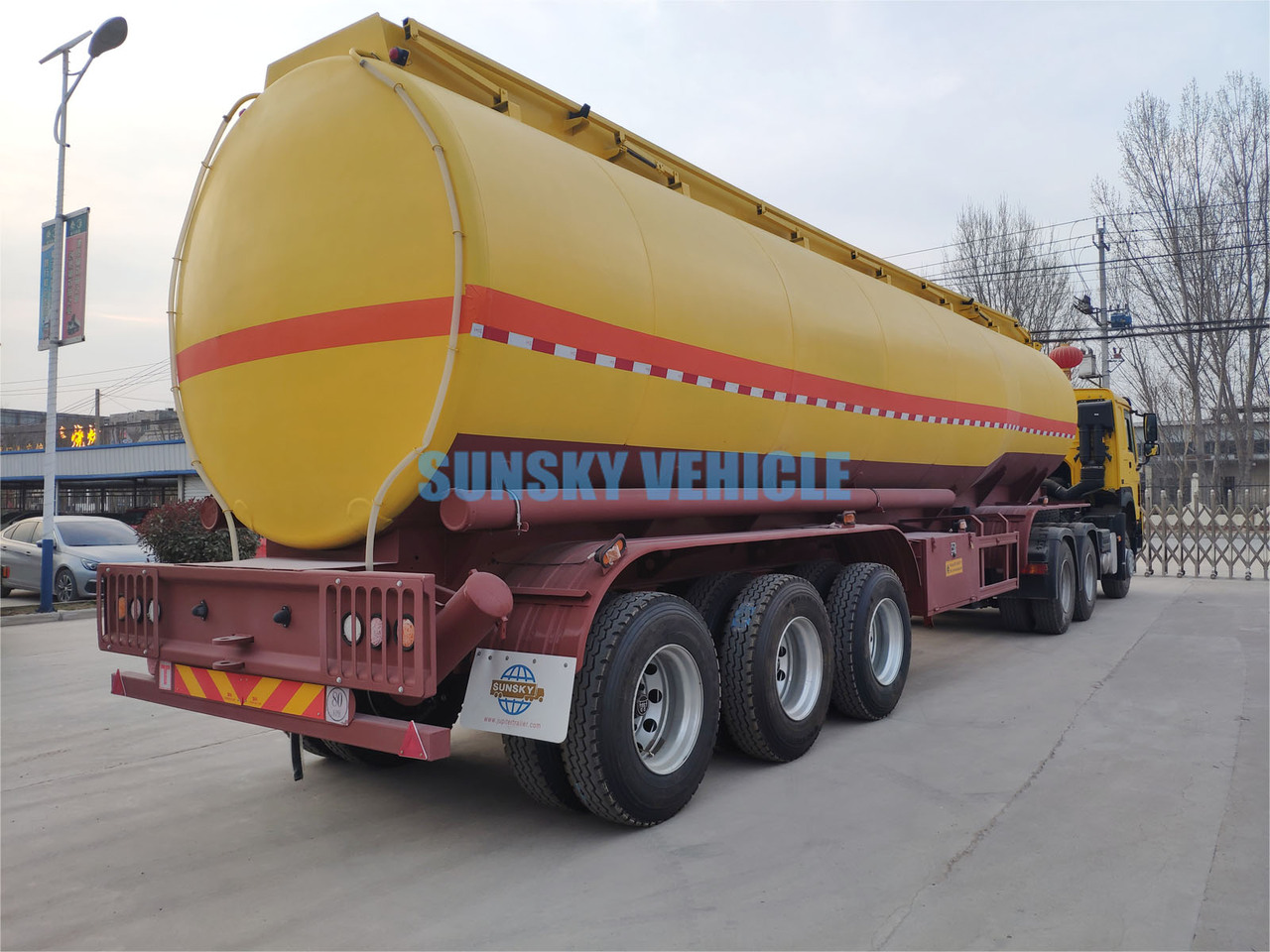 Nieuw Tankoplegger voor het vervoer van brandstoffen SUNSKY 3 Axle Fuel Tanker Trailer: afbeelding 6