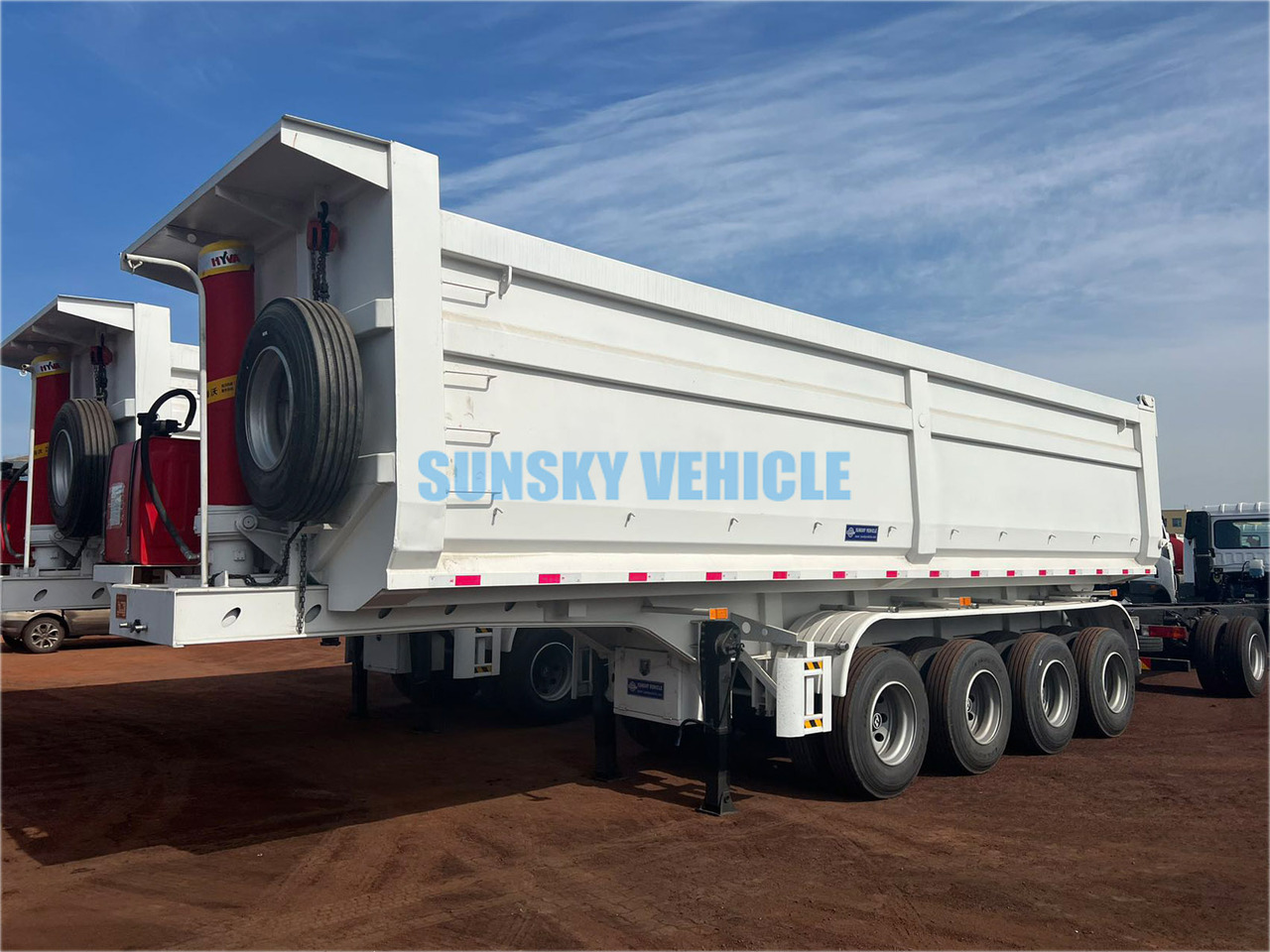 Nieuw Kipper oplegger voor het vervoer van bulkgoederen SUNSKY Tipper  Trailer: afbeelding 6
