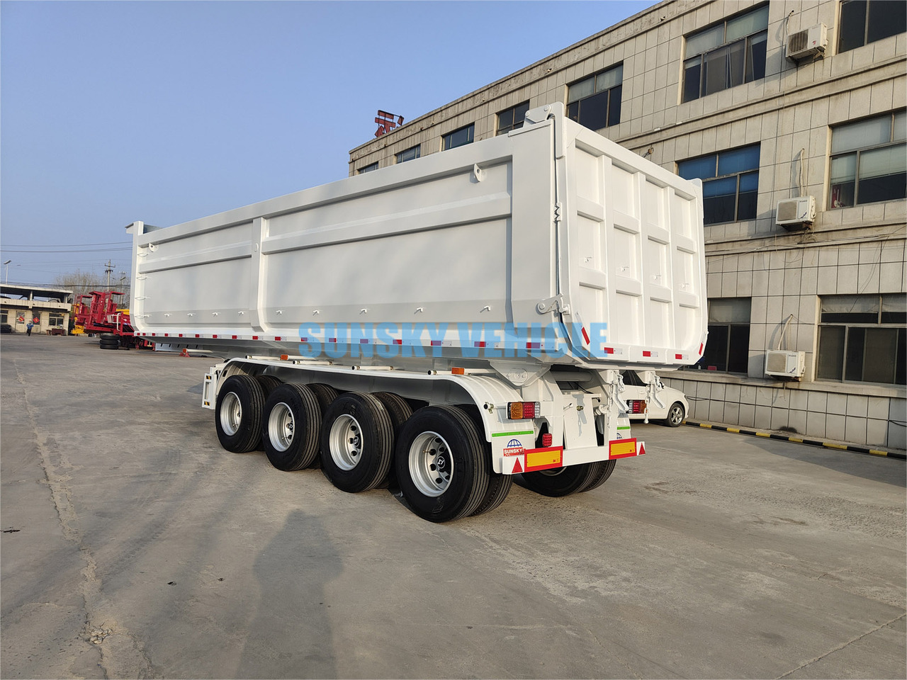 Nieuw Kipper oplegger voor het vervoer van bulkgoederen SUNSKY Tipper  Trailer: afbeelding 7