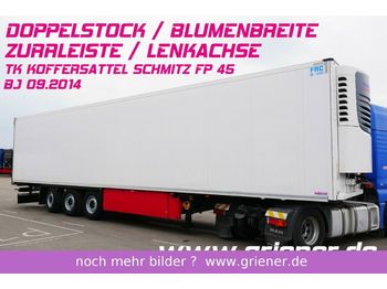 Koelwagen oplegger Schmitz Cargobull SKO 24 / LENKACHSE / DOPPELSTOCK / BLUMENBREITE: afbeelding 1