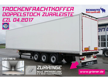Gesloten oplegger Schmitz Cargobull SKO 24/ ZURRLEISTE / LASI/DOPPELSTOCK  ZURRINGE: afbeelding 1
