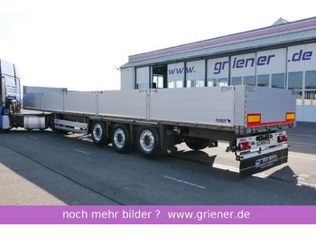 Vlakke/ Open oplegger Schmitz Cargobull SPR 24/ BAUSTOFF / ALU / 2 x LIFT/ 820 mm BW: afbeelding 1