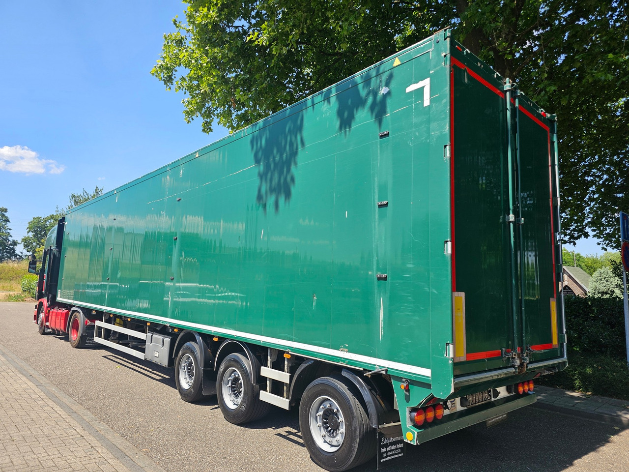 Schuifvloer oplegger Knapen K200 With Steering Axle