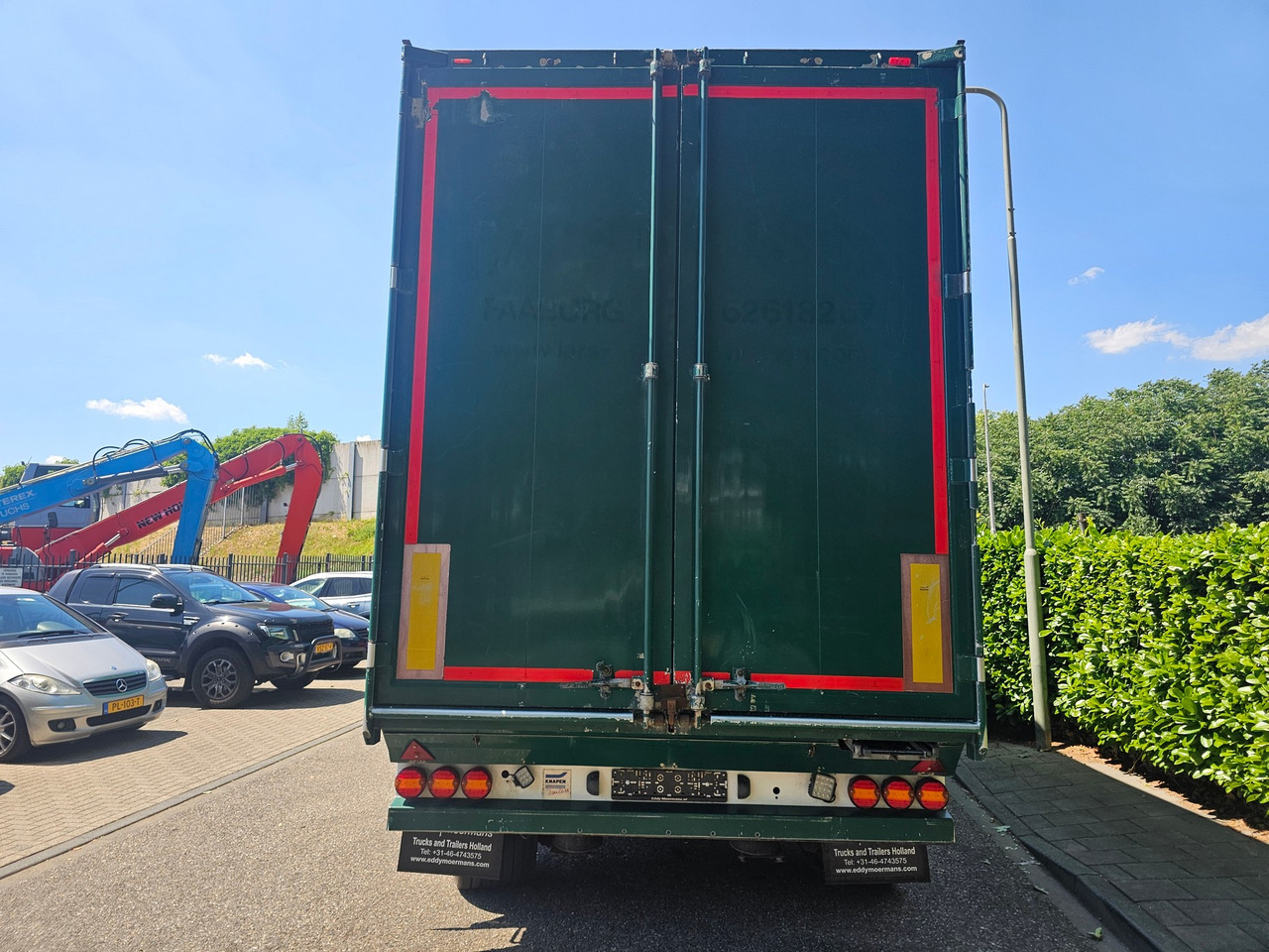 Schuifvloer oplegger Knapen K200 With Steering Axle