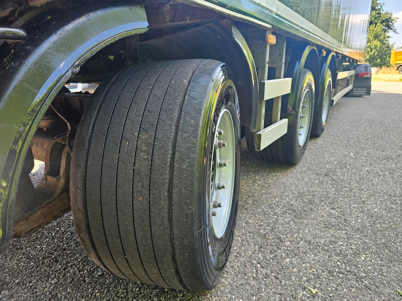 Schuifvloer oplegger Knapen K200 With Steering Axle