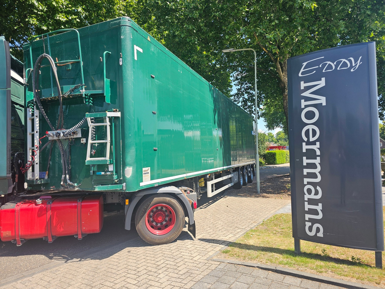 Schuifvloer oplegger Knapen K200 With Steering Axle