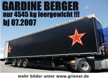 Berger SAPL 24 LTP / 4545 kg leergewicht / TOPZUSTAND - Schuifzeiloplegger