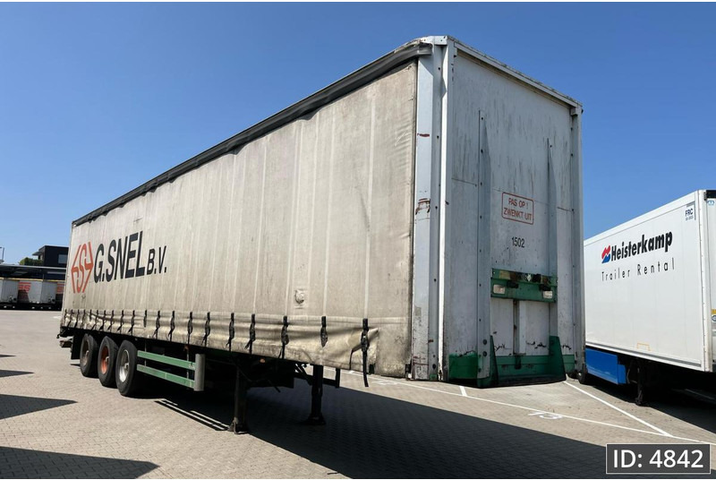Schuifzeiloplegger Burg BPO 12-27 / Hard roof / Hard wooden floor / Lift axle