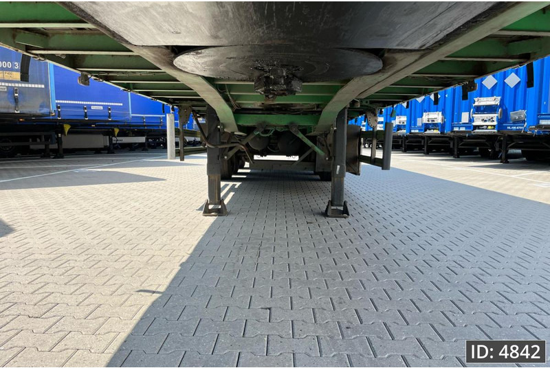 Schuifzeiloplegger Burg BPO 12-27 / Hard roof / Hard wooden floor / Lift axle