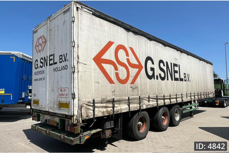 Schuifzeiloplegger Burg BPO 12-27 / Hard roof / Hard wooden floor / Lift axle