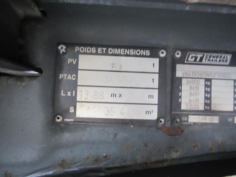 Schuifzeiloplegger Fruehauf