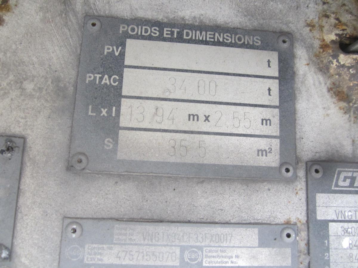 Schuifzeiloplegger Fruehauf