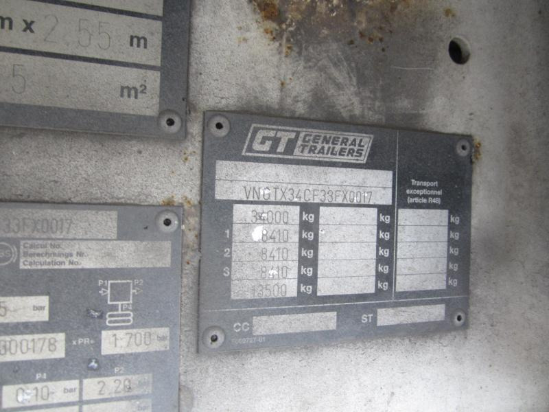 Schuifzeiloplegger Fruehauf