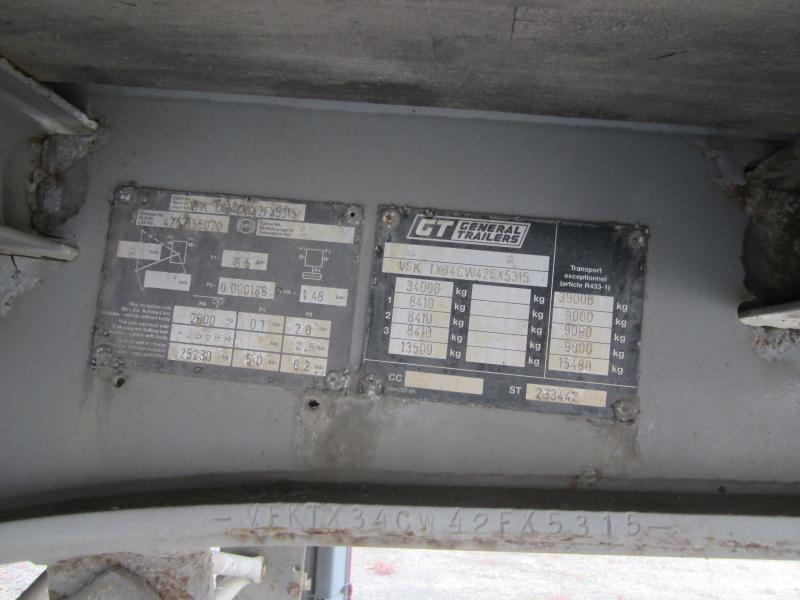 Schuifzeiloplegger Fruehauf