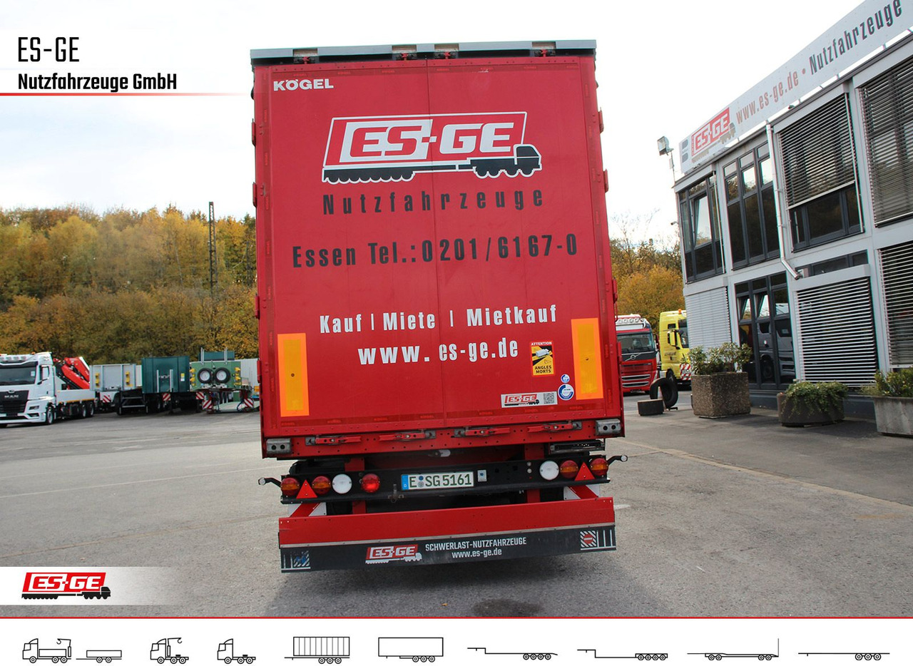 Schuifzeiloplegger Kögel 3-Achs-Cargo-Coil-Pritschensattelanhänger