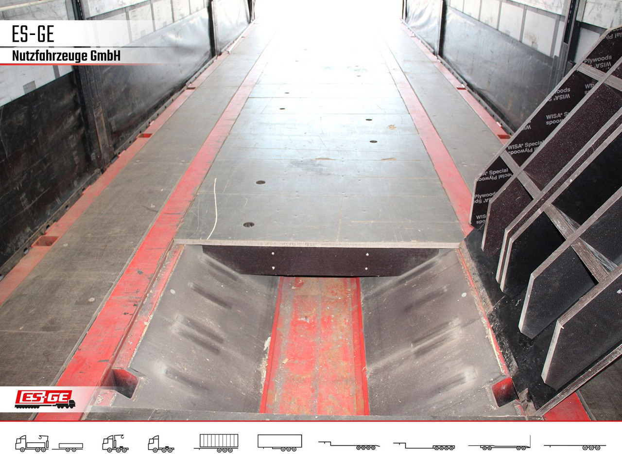 Schuifzeiloplegger Kögel 3-Achs-Cargo-Coil-Pritschensattelanhänger