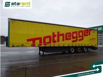 Schuifzeiloplegger Kögel Tautliner, SAF Achsen, Palettenkasten, XL Zert.