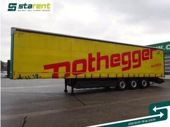 Schuifzeiloplegger Kögel Tautliner, SAF Achsen, Palettenkasten, XL Zert.