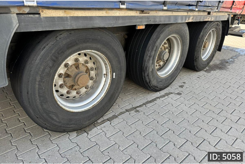 Schuifzeiloplegger Krone SD / BPW Drum / DHOLLANDIA 2000KG