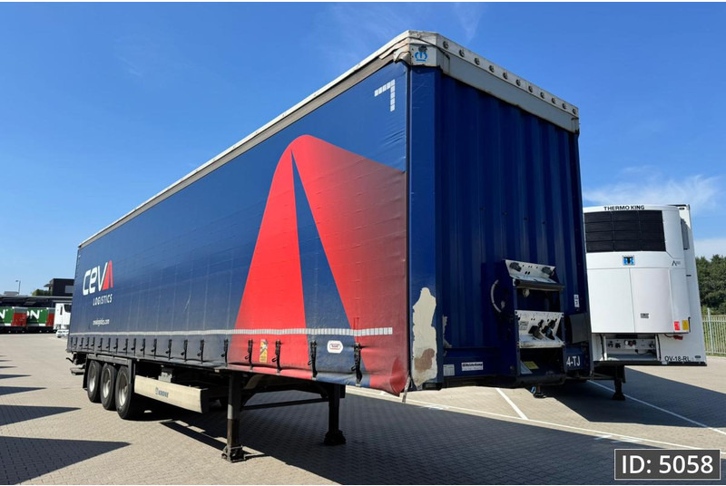 Schuifzeiloplegger Krone SD / BPW Drum / DHOLLANDIA 2000KG