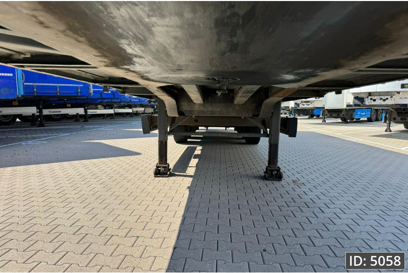 Schuifzeiloplegger Krone SD / BPW Drum / DHOLLANDIA 2000KG