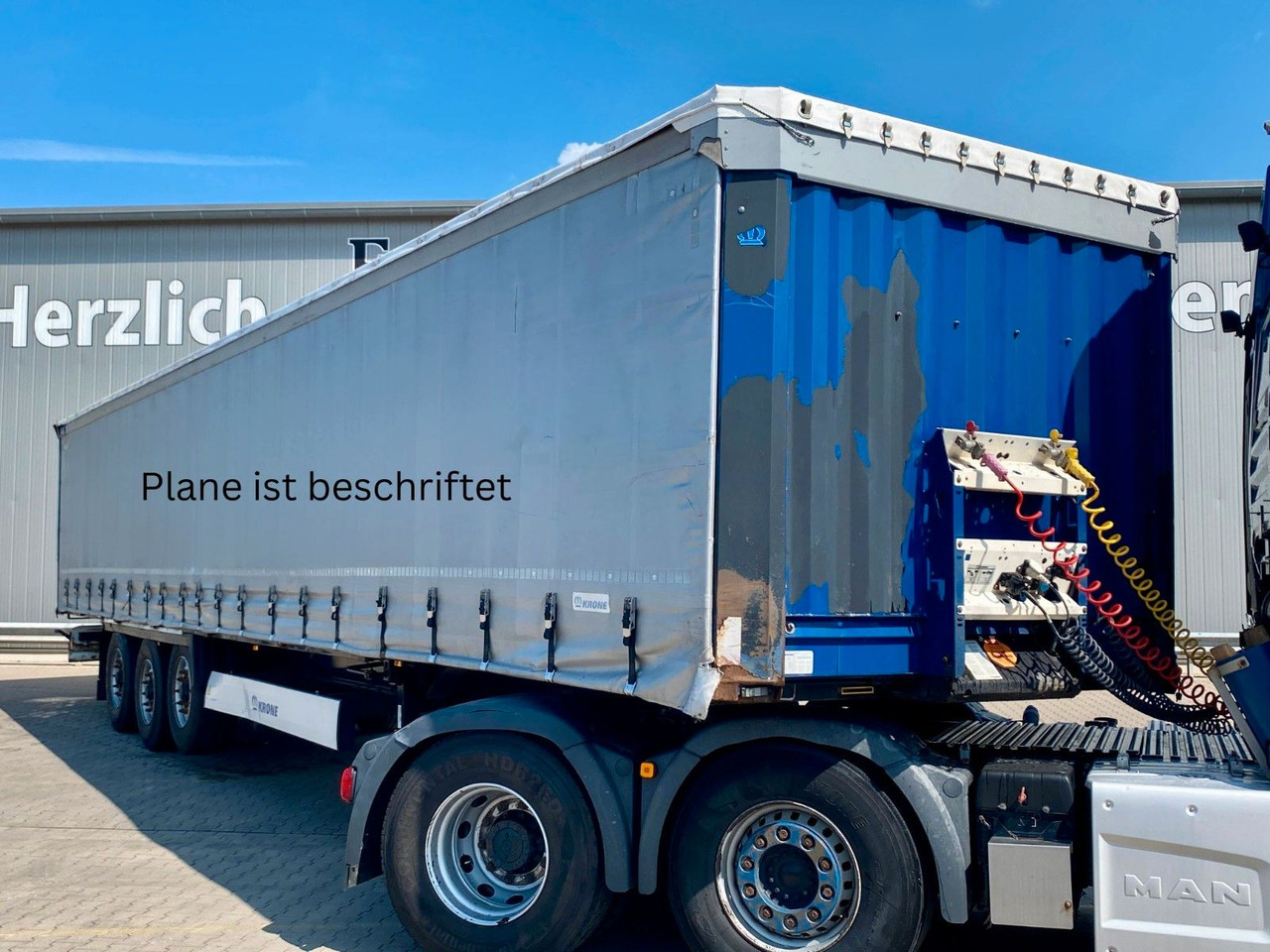 Schuifzeiloplegger Krone SD | Edscha*Schiebegardine*Luft-Lift*EBS*BPW