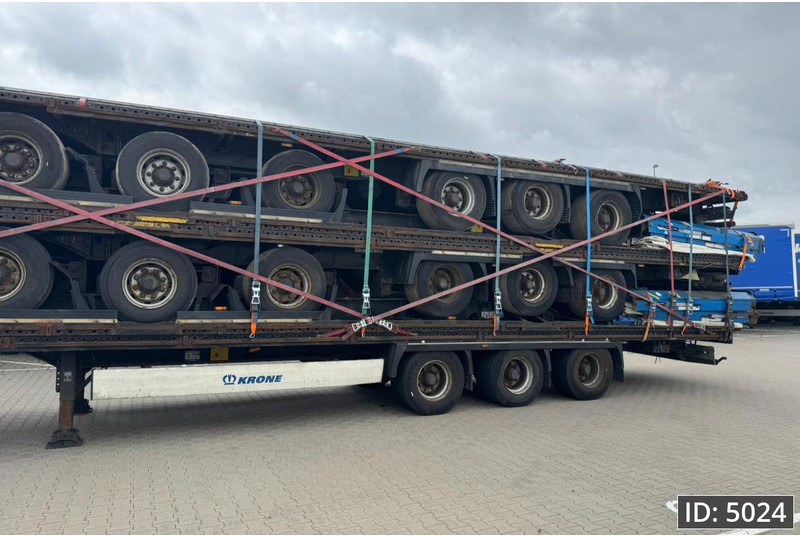 Schuifzeiloplegger Krone SD / Stack 5x mega / BPW Drum
