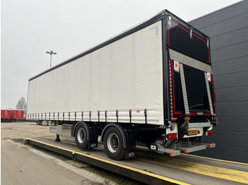 Schuifzeiloplegger Pacton City | stuuras | laadklep | 10 tons assen