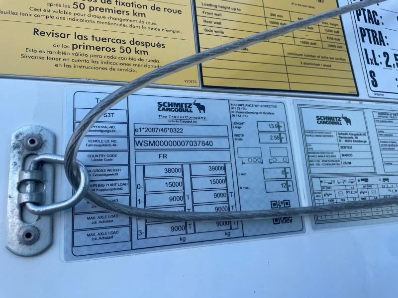 Schuifzeiloplegger Schmitz Cargobull